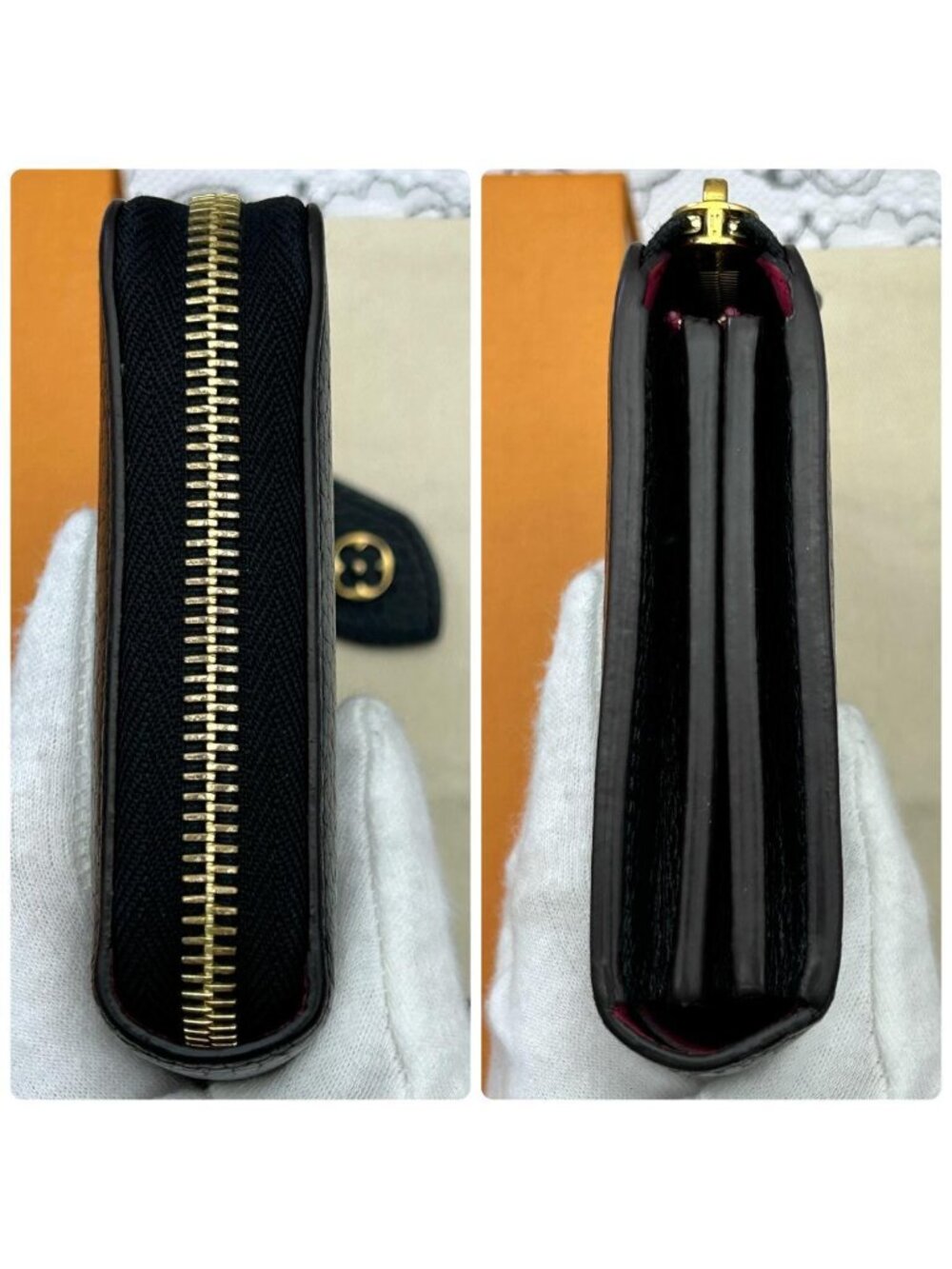 ★SOLD★ Louis Vuitton Portefeuille Comet Noir Black Wallet - Picture 4 of 9